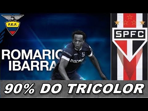 NA MIRA DO SÃO PAULO, VEJA LANCES DE ROMARIO IBARRA NO FUTEBOL EQUATORIANO