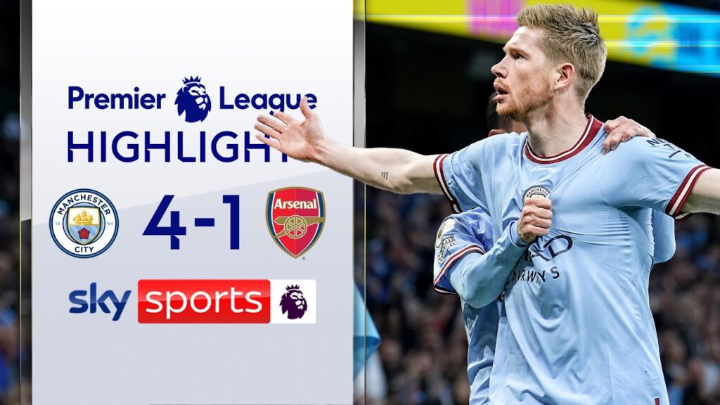 De Bruyne SHINES as City take control of title race 🏆 | Manchester City 4-1 Arsenal | EPL Highlights