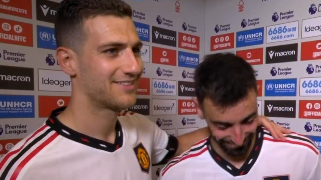 Bruno Fernandes & Diogo Dalot Post Match Interview | Nottingham F. 0-2 Man United