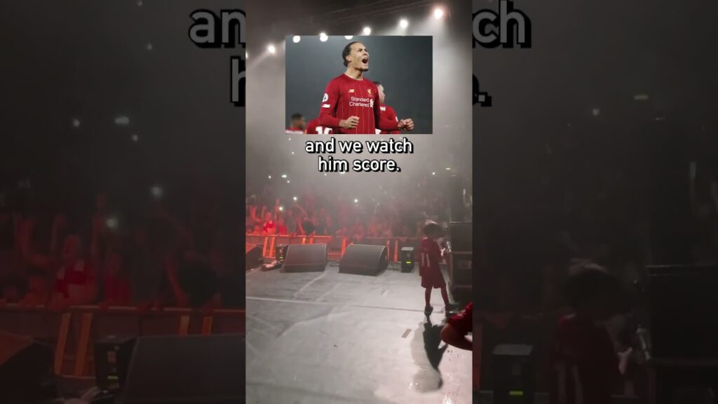 Jamie Webster and 2,000 kids singing Virgil van Dijk's song. 🇳🇱