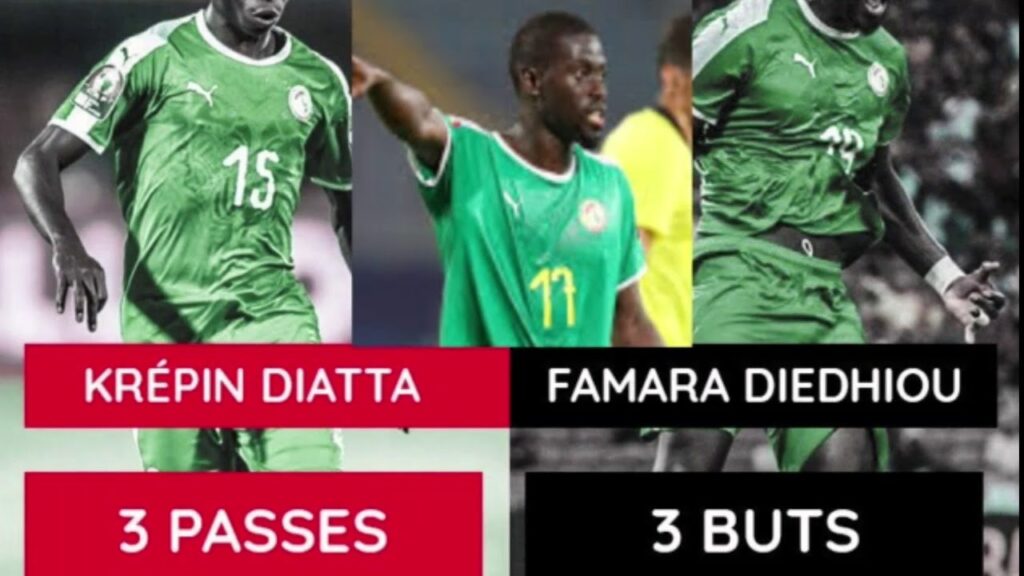 KREPIN DIATTA, FAMARA DIEDHIOU, BADOU NDIAYE: QUI EST L'HOMME DU MATCH ESWATINI 1-4 SÉNÉGAL??