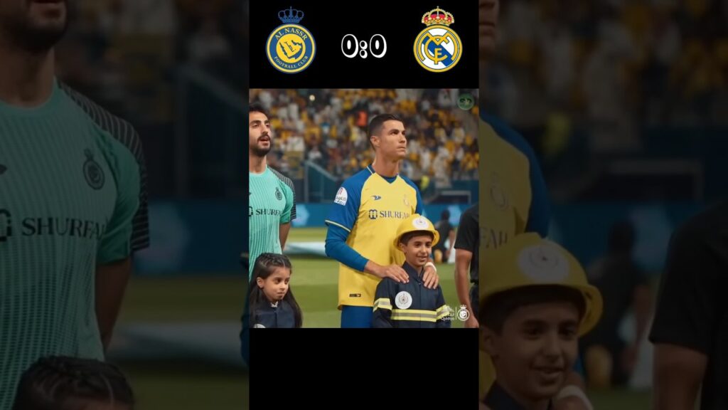 Real Madrid 3 vs 1 Al Nassr Imajinary #shorts #youtube #football #ronaldo #cr7