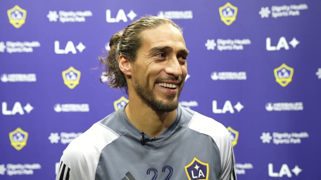 Martín Cáceres habla después del entrenamiento