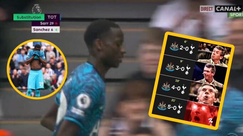 Incroyable Pape Matar humilié par Tottenham, sortie à la 23e minute