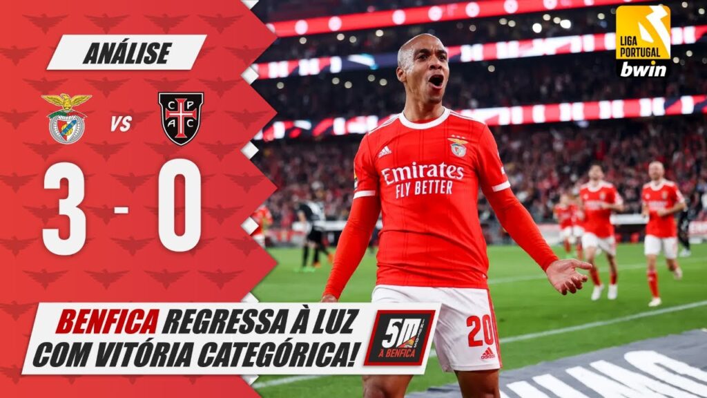 🔴 BENFICA 3-0 CASA PIA ⚫ (Análise) ● João Mário bisa em mais uma grande vitória na Luz!