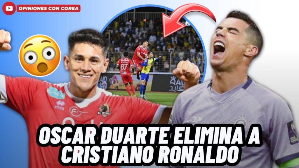 LOCURA TOTAL! COSTARRICENSE OSCAR DUARTE ELIMINA A CRISTIANO RONALDO DE LA COPA DE ARABIA😱