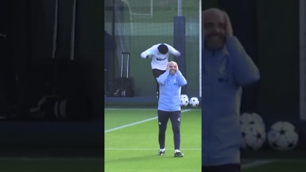 Manchester City'de İlkay Gündoğan ile iddiaya giren Pep Guardiola şınav çekti!.