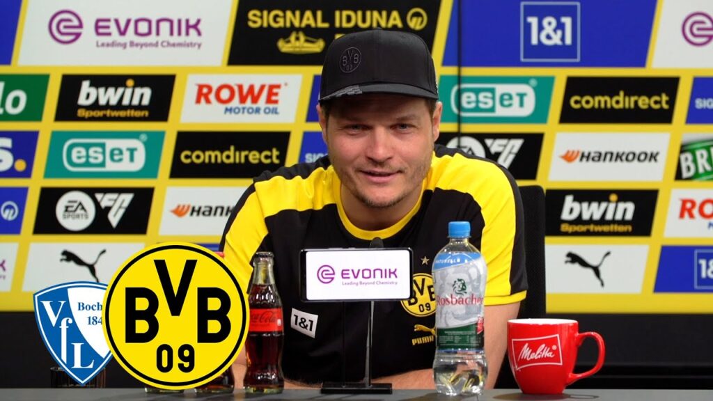 „Wollen die letzten Schritte gemeinsam gehen!“ | PK mit Edin Terzic | VfL Bochum – BVB „Wollen die letzten Schritte gemeinsam gehen!“ | PK mit Edin Terzic | VfL Bochum – BVB