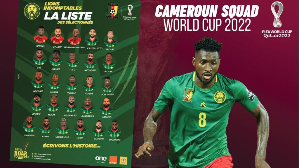 La liste du Cameroun pour la Coupe du Monde avec Zambo Anguissa !