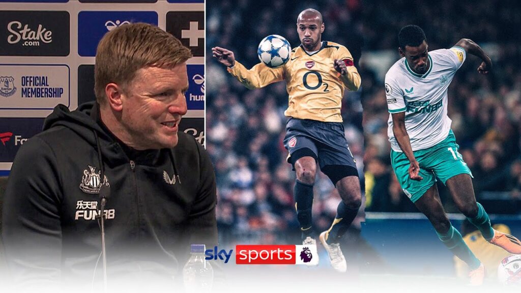 'He has some of the characteristics that Thierry had' 💫 | Eddie Howe on Isak-Henry comparison