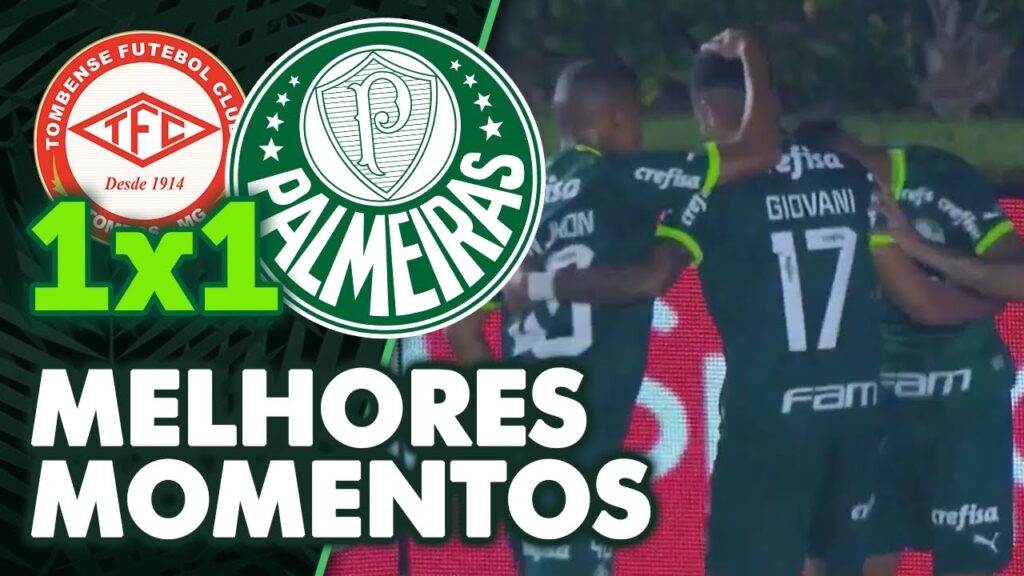 TOMBENSE 1 X 1 PALMEIRAS | MELHORES MOMENTOS | COPA DO BRASIL 2023