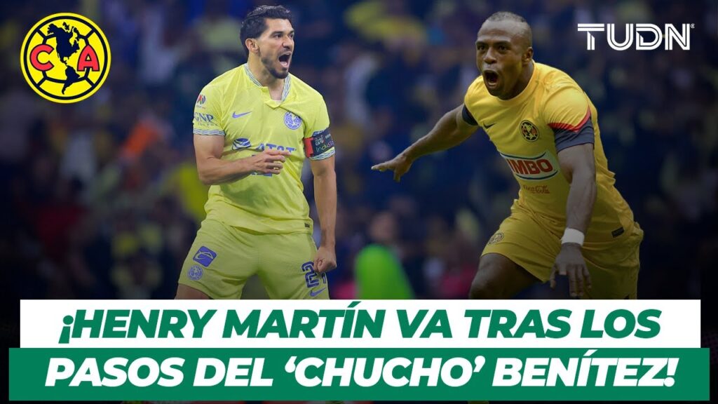 HENRY MARTÍN busca el TRONO del ‘CHUCHO’ BENÍTEZ, último campeón de goleo del AMÉRICA | TUDN HENRY MARTÍN busca el TRONO del 'CHUCHO' BENÍTEZ, último campeón de goleo del AMÉRICA | TUDN