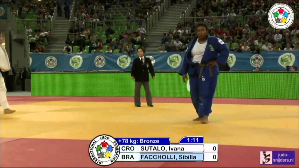 Judo 2013 World Championships Junior Ljubljana: Sutalo (CRO) - Faccholli (BRA) [+78kg] bronze