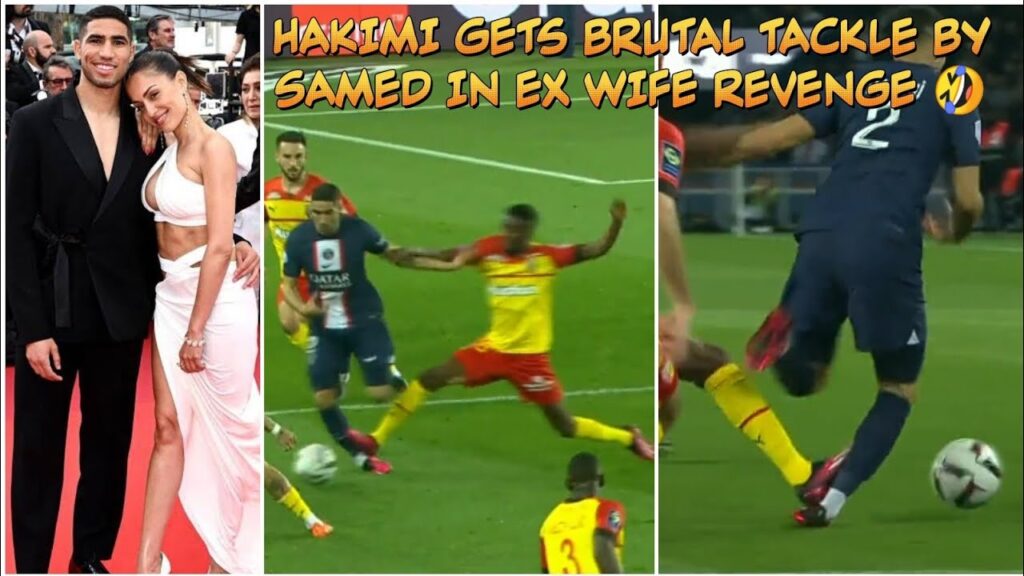 HAKIMI ACHRAF GETS BRUTAL TACKLE BY ABDUL SAMED IN EX WIFE REVENGE 🤣