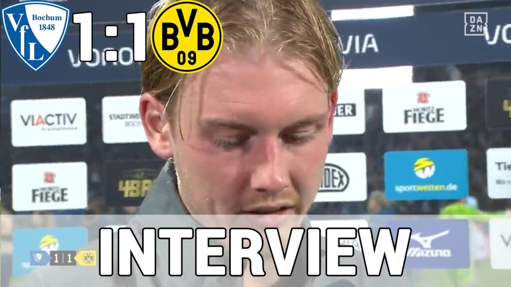 JULIAN BRANDT WEICHT VOM SCHIEDSRICHTER AB! 1:1 SPIEL GEGEN BOCHUM