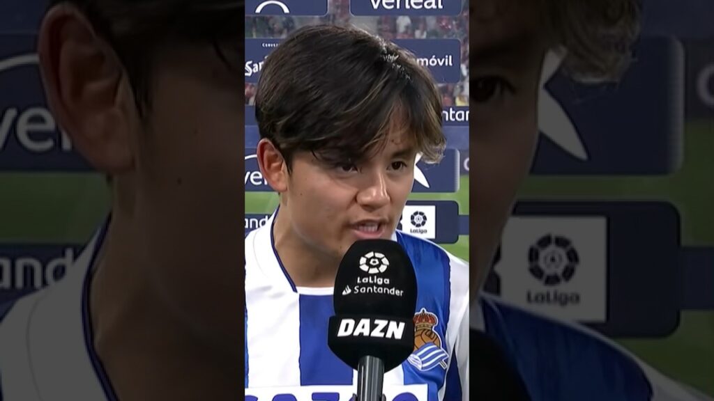 Take Kubo lo tiene claro: la Real Sociedad tiene que estar en la Liga de Campeones 🔊