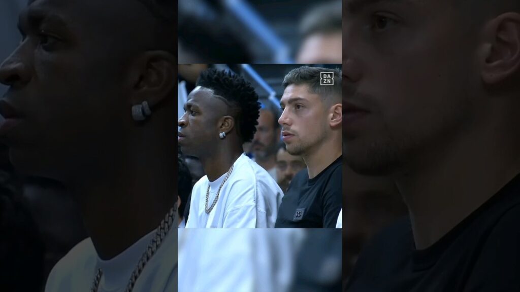 Vinicius Junior y Fede Valverde, invitados estrella en el Real Madrid-Partizan de Euroliga ⚽🏀