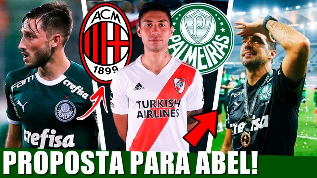 PEGOU DE SURPRESA! EUROPEUS FAZEM SONDAGENS POR ABEL FERREIRA E MATIAS VINA! MONTIEL NO PALMEIRAS E+