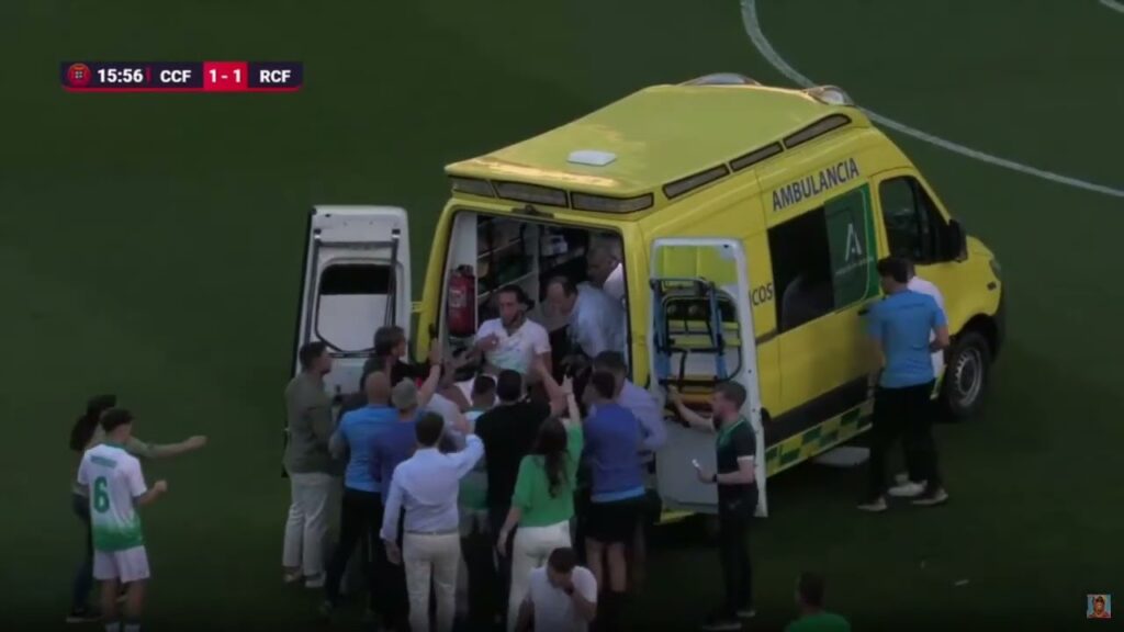 El momento de la reacción de Dragisa Gudelj tras la reanimación cardíaca