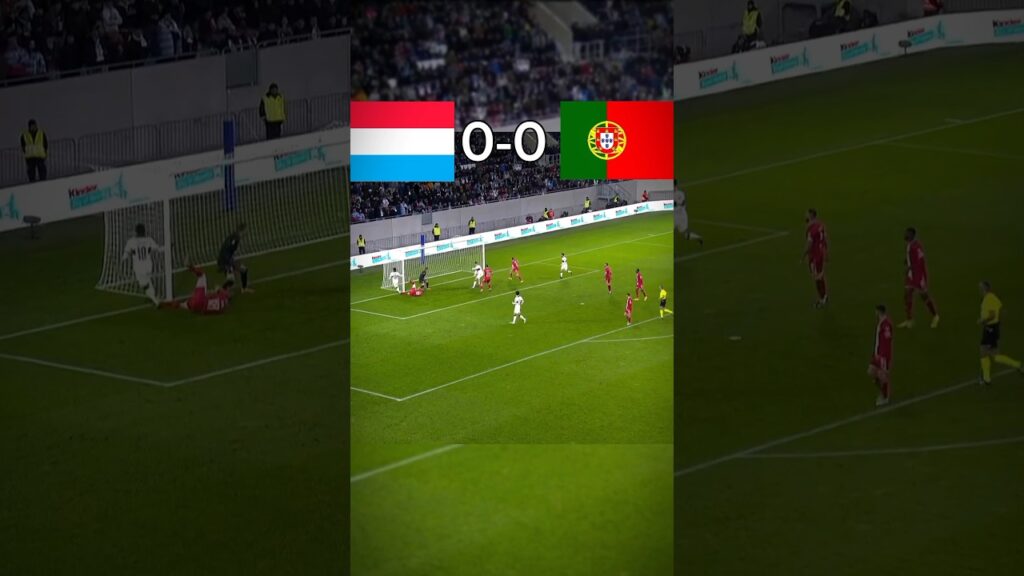 Luxembourg vs Portugal| highlights euro 2024 qualifiers #football #shorts #video