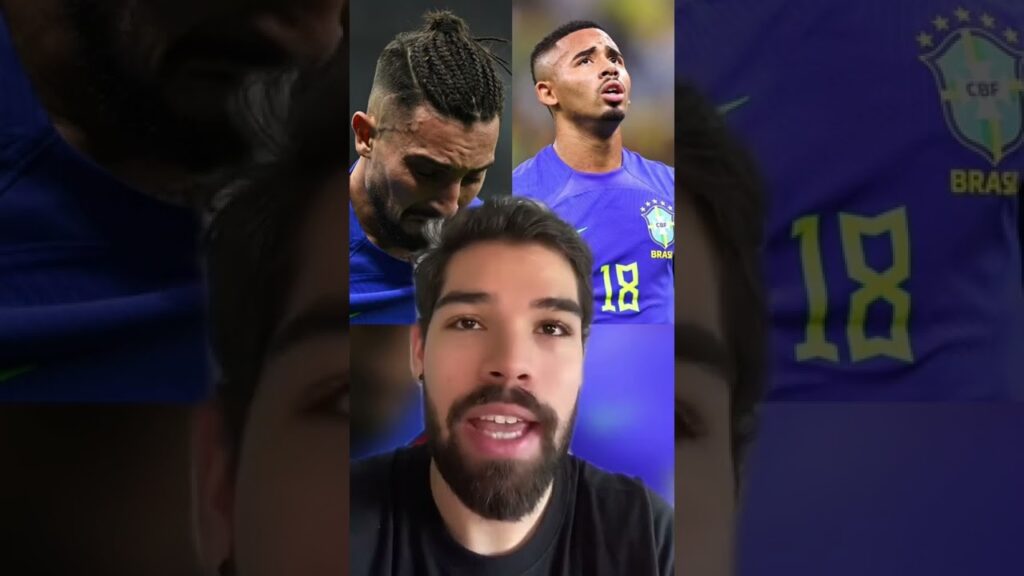 ALEX TELLES E GABRIEL JESUS ESTÃO FORA DA COPA! #shorts #futebol