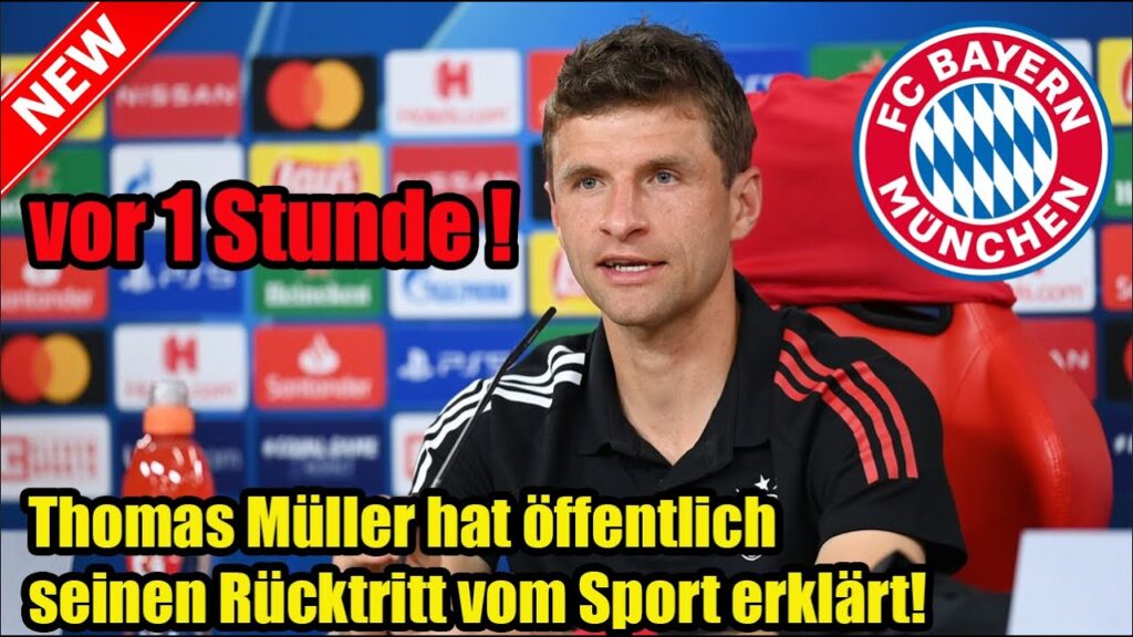 Großer Verlust ! vor 1 Stunde ! Thomas Müller hat öffentlich seinen Rücktritt vom Sport erklärt!