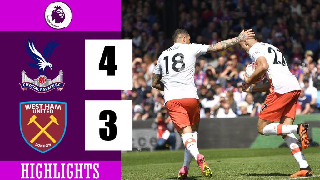 Nayef Aguerd Goal | Crystal Palace vs West Ham 4-3 | All Goals & Highlights | Premier League 22/23