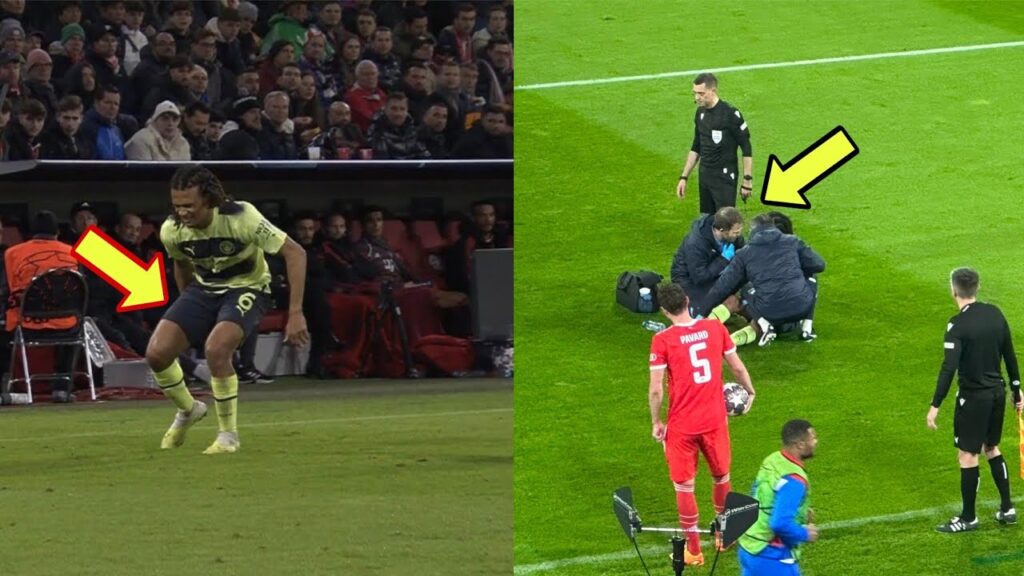 Nathan Ake INJURY Vs Bayern Munich