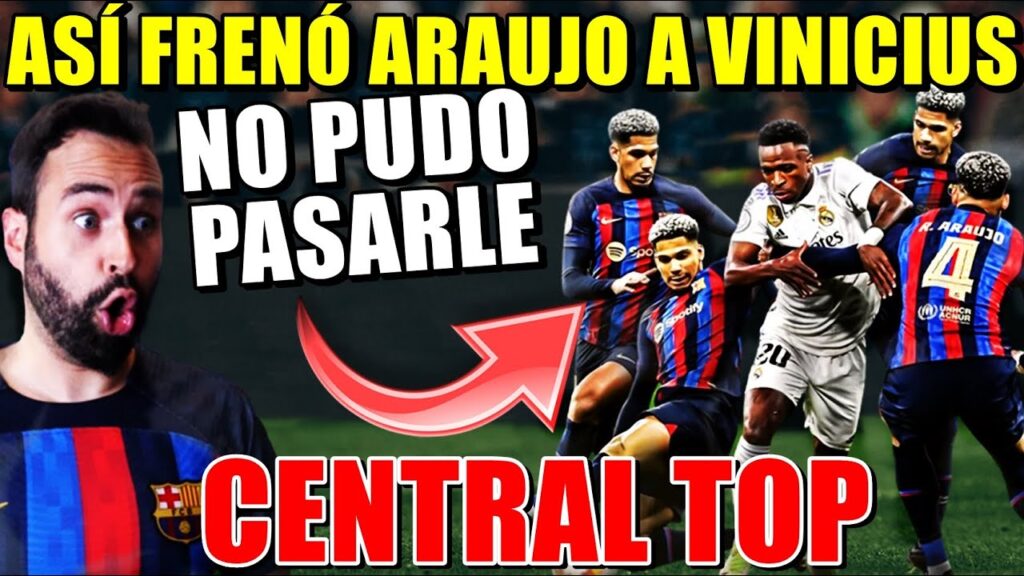 ASÍ FRENÓ ARAUJO a VINICIUS ¡NO PUDO PASARLE! CENTRAL TOP MUNDIAL