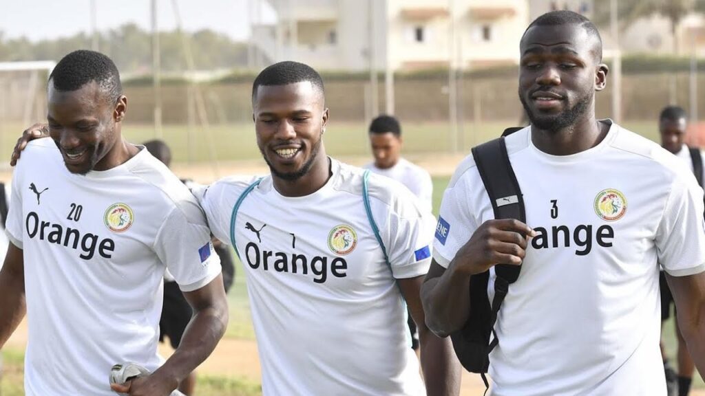 Première séance d’entraînement des Lions du Sénégal : KEITA BALDÉ, Seny Dieng, MATAR Sarr, Kouyaté
