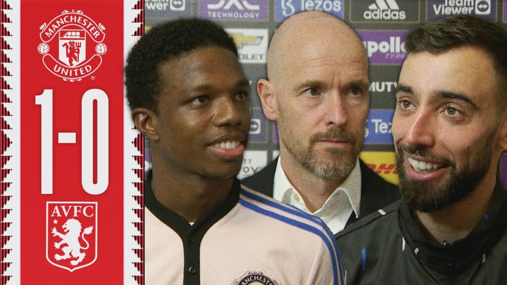 Fernandes, Malacia & Ten Hag React To Win Over Villa! 😎 | Man Utd 1-0 Aston Villa