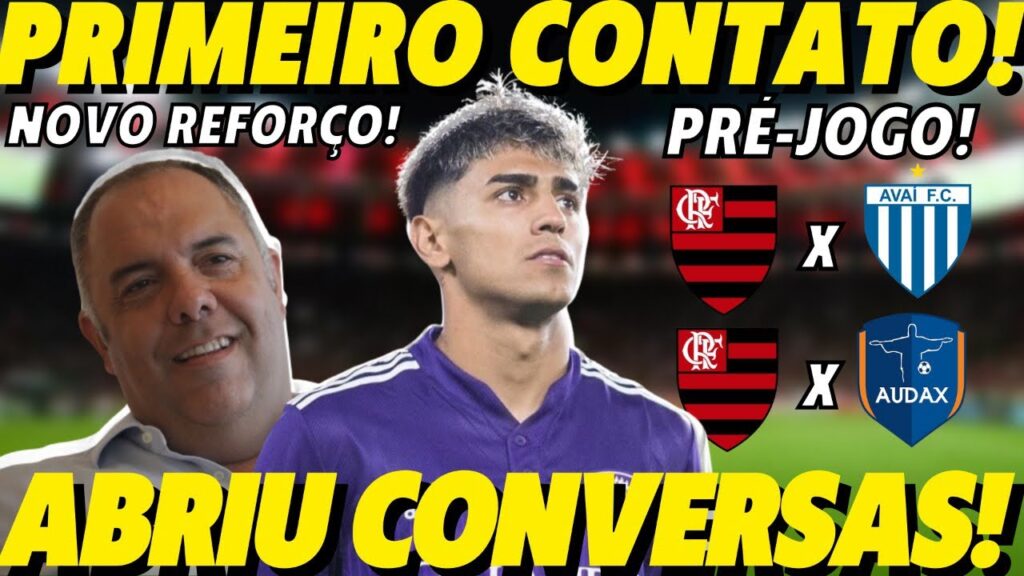 NOVO REFORÇO? FLAMENGO ABRE CONVERSAS COM EMPRESÁRIO DO FACUNDO TORRES! PRÉ-JOGO! FLAMENGO X AUDAX! NOVO REFORÇO? FLAMENGO ABRE CONVERSAS COM EMPRESÁRIO DO FACUNDO TORRES! PRÉ-JOGO! FLAMENGO X AUDAX!