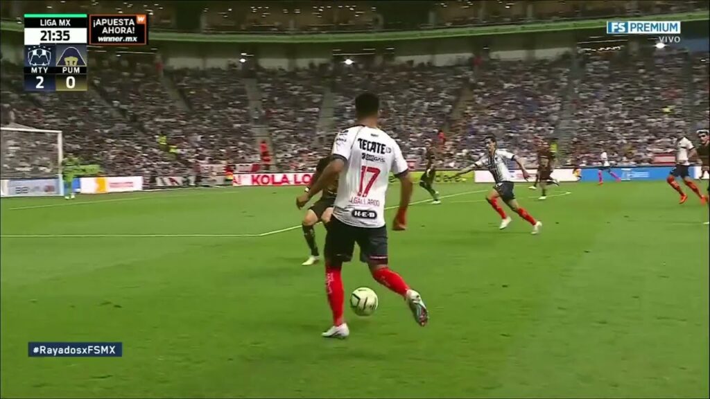 Gol de Rogelio Funes Mori | Rayados 3-0 Pumas | Liga BBVA MX - Clausura 2023 - Jornada 17