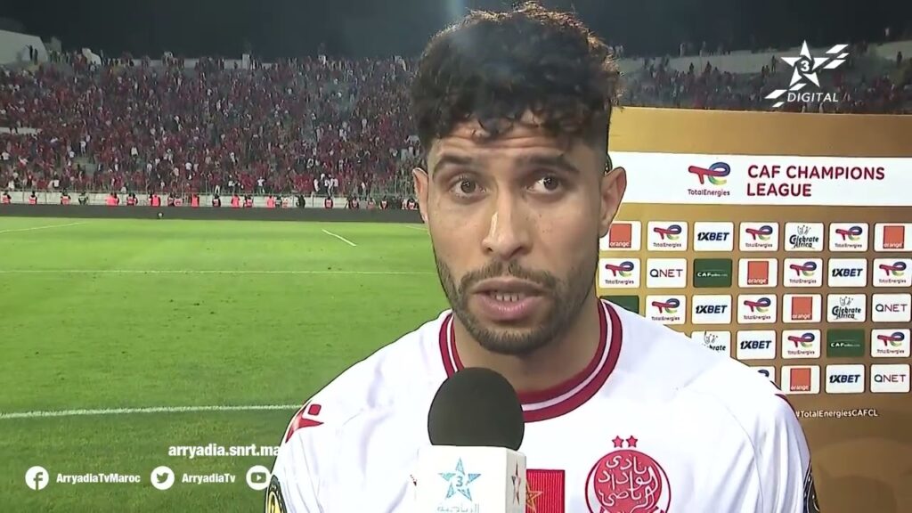 🎙️| #يحيى_جبران لاعب #الوداد_الرياضي بعد التأهل إلى نصف نهائي