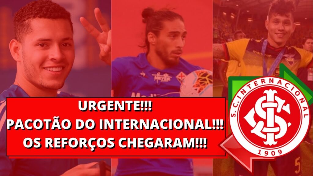 🚨URGENTE!😱 PACOTÃO DO INTERNACIONAL 2021😱 / MARTÍN CACERES / BEM-VINDO AO INTER??😳