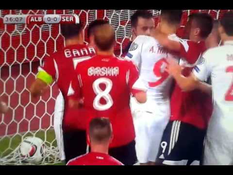 Albanija - Srbija 08.10.2015 Tadic Ponisten gol