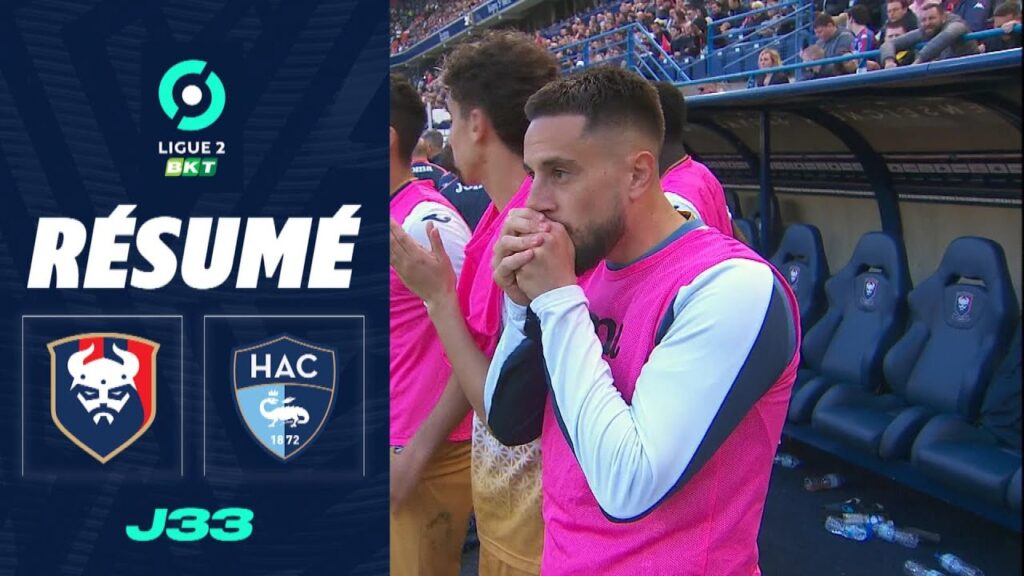 STADE MALHERBE CAEN - HAVRE AC (1 - 2) - Résumé - (SMC - HAC) / 2022-2023