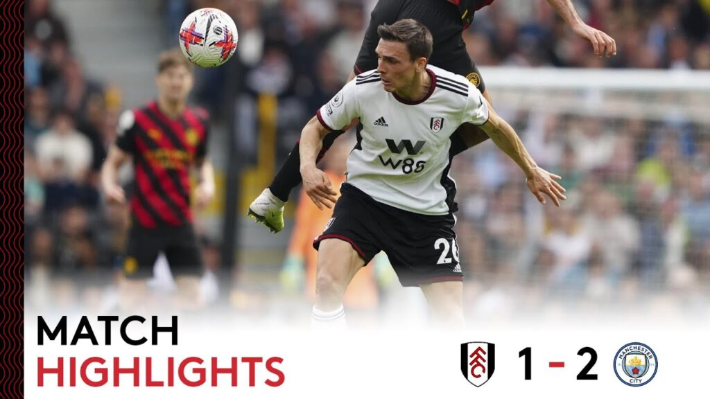 Fulham 1-2 Man City | Premier League Highlights | Fine Margins In Loss To Table Toppers