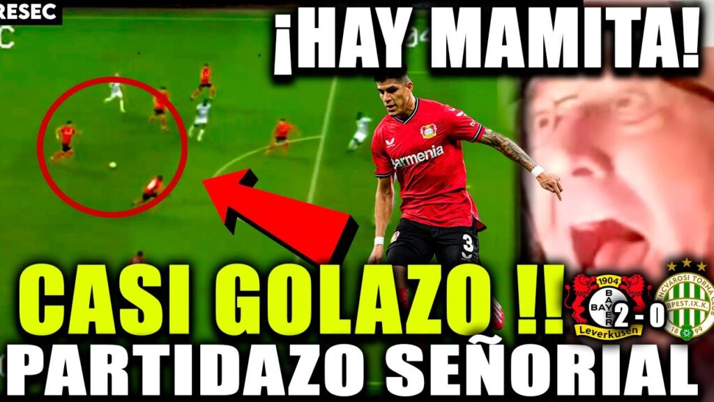 UN PIERO HINCAPIE SEÑORIAL SE LLEVA LOS APLAUSOS EN Bayer Leverkusen 2 – 1 Ferencvaros UN PIERO HINCAPIE SEÑORIAL SE LLEVA LOS APLAUSOS EN Bayer Leverkusen 2 - 1 Ferencvaros