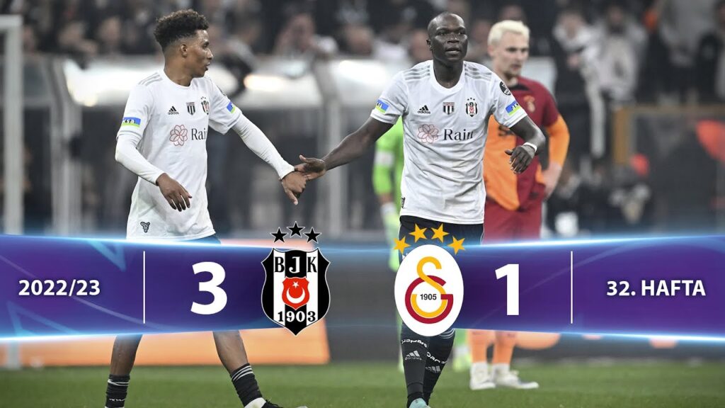 Beşiktaş (3-1) Galatasaray - Highlights/Özet | Spor Toto Süper Lig - 2022/23