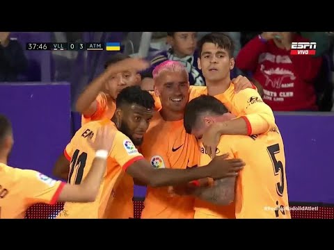 Álvaro Morata Goal | Real Valladolid vs Atlético Madrid | Highlights | Serie A 22/23