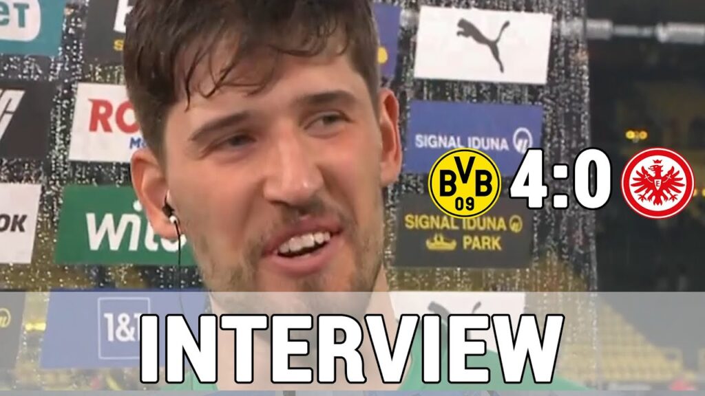 ,,WERDEN SIE  MEISTER?" - Gregor Kobel Interview nach dem BVB Frankfurt Spiel🔥😳