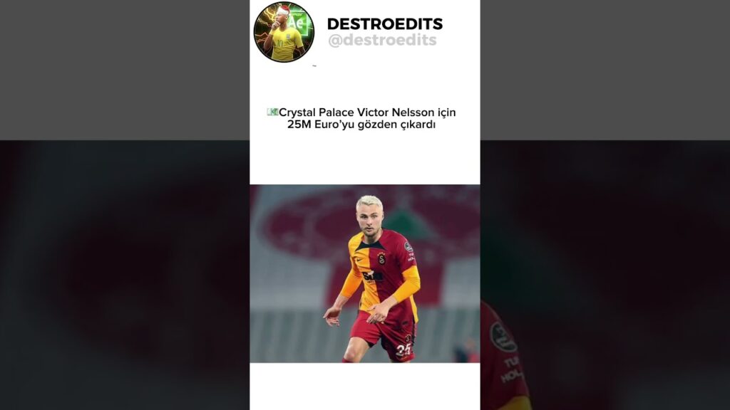 Victor Nelsson🔜Crystal Palace #fypシ #keşfet #keşfetbeniöneçıkar #trending #edit #football #goal