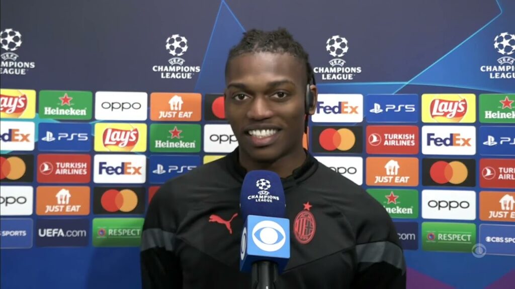 Rafael Leão cannot understand Jamie Carragher's Scouse accent | UCL on CBS Sports