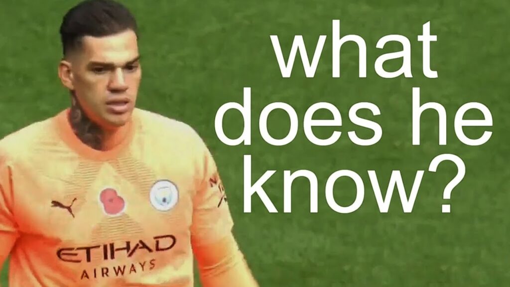Ederson Moraes should be a midfielder...
