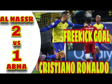 Al Nassr Vs Abha 2 - 1 | Freekick Goal Cristiano Ronaldo 🔥| All Goals, Highlights and Extended 2023