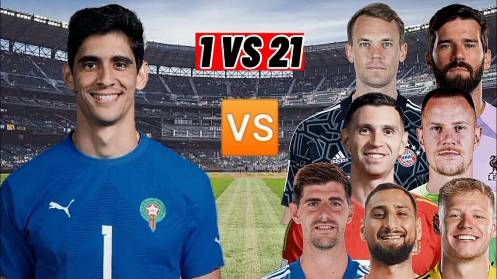 Yassine Bounou 🆚 goalkeeper 2023 😮🔥