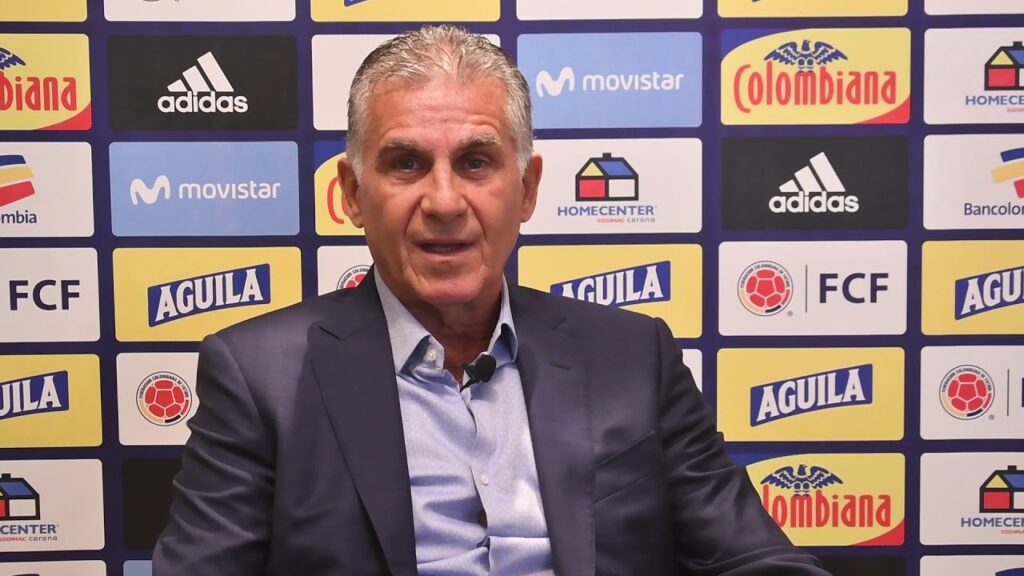 El Director Técnico Carlos Queiroz habla de los próximos amistosos de la Selección Colombia