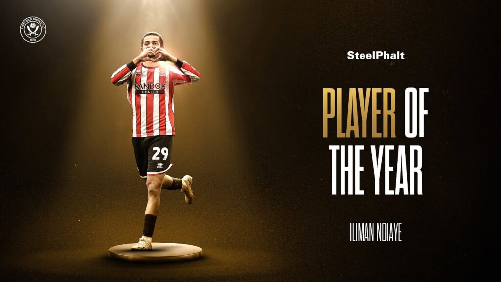 Iliman Ndiaye - 22/23 Sheffield United Player of The Year. 🇸🇳