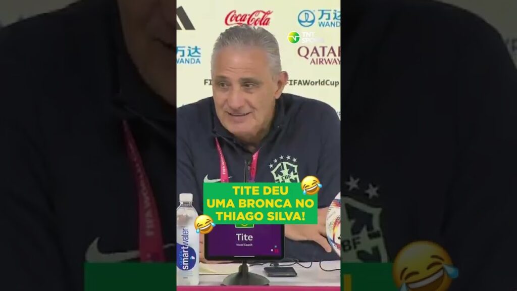THIAGO SILVA TOMA BRONCA DO TITE! CALMA! É TUDO NA MORAL! | TNT Sports Entrevistas #shorts